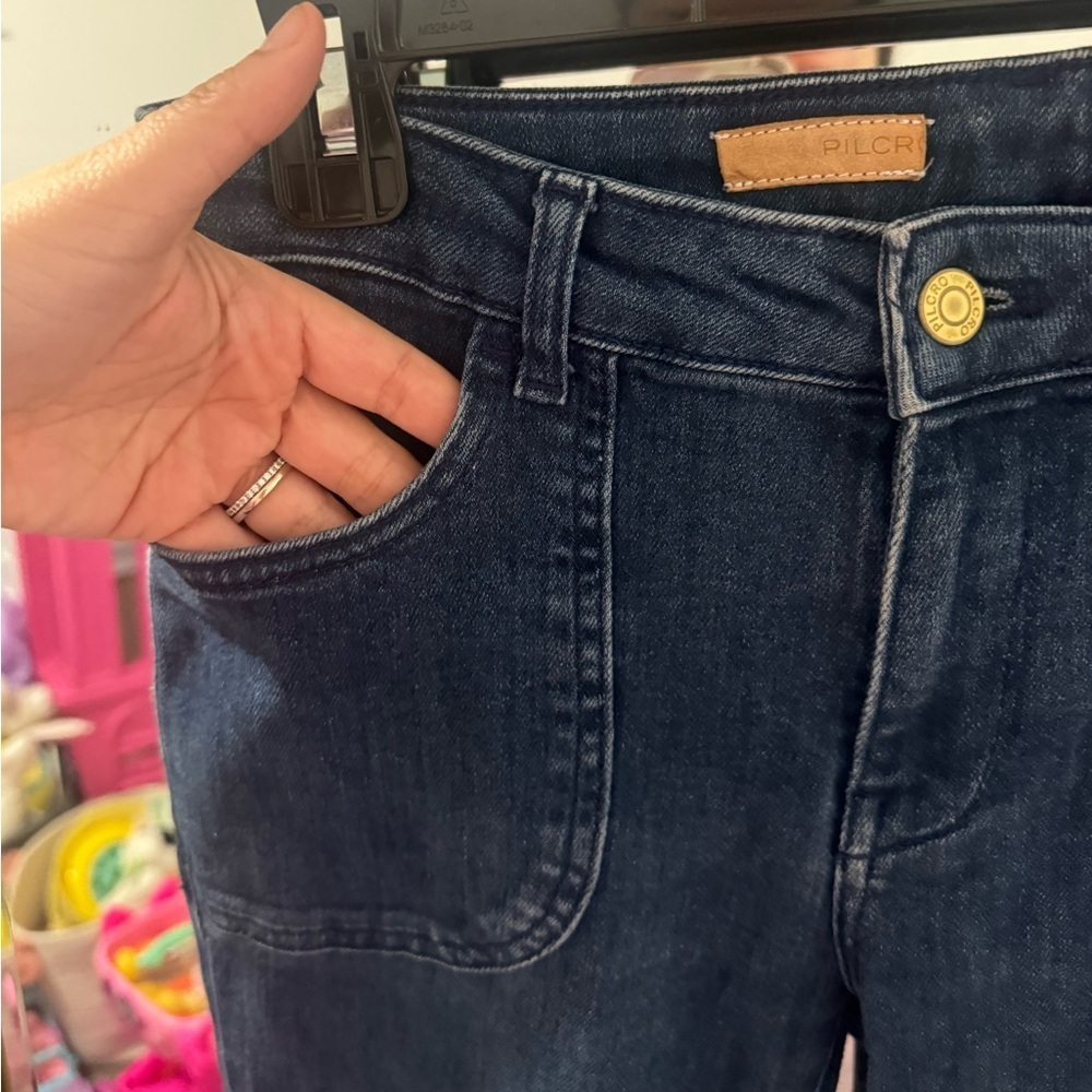 PILCRO by Anthropologie The Icon Low-Rise Flare Jeans - Picture 10 of 11